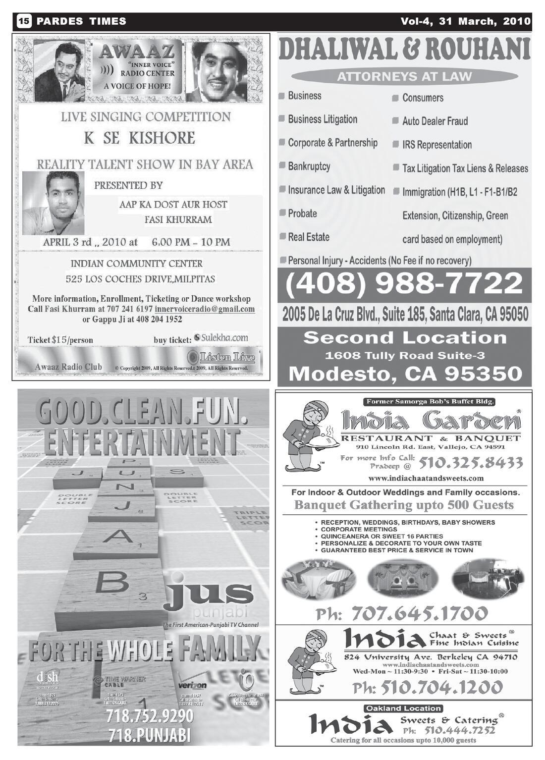 Page 15 of the March 31, 2010 newspaper