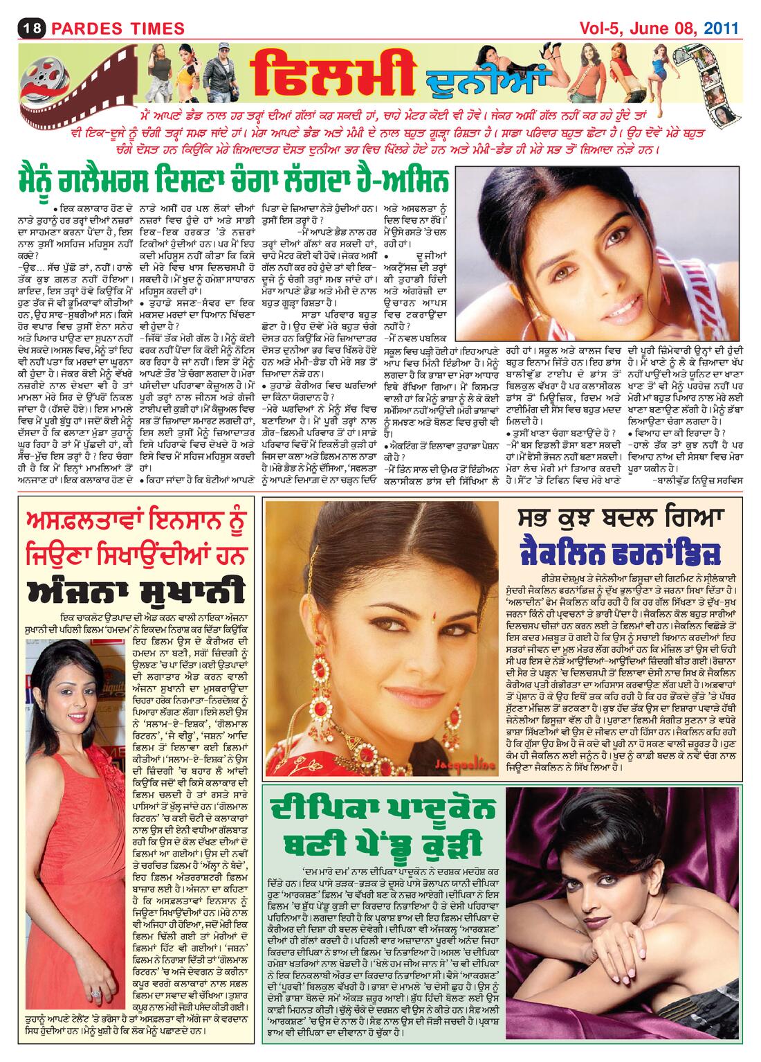 Page 18 of the June 8, 2011 newspaper