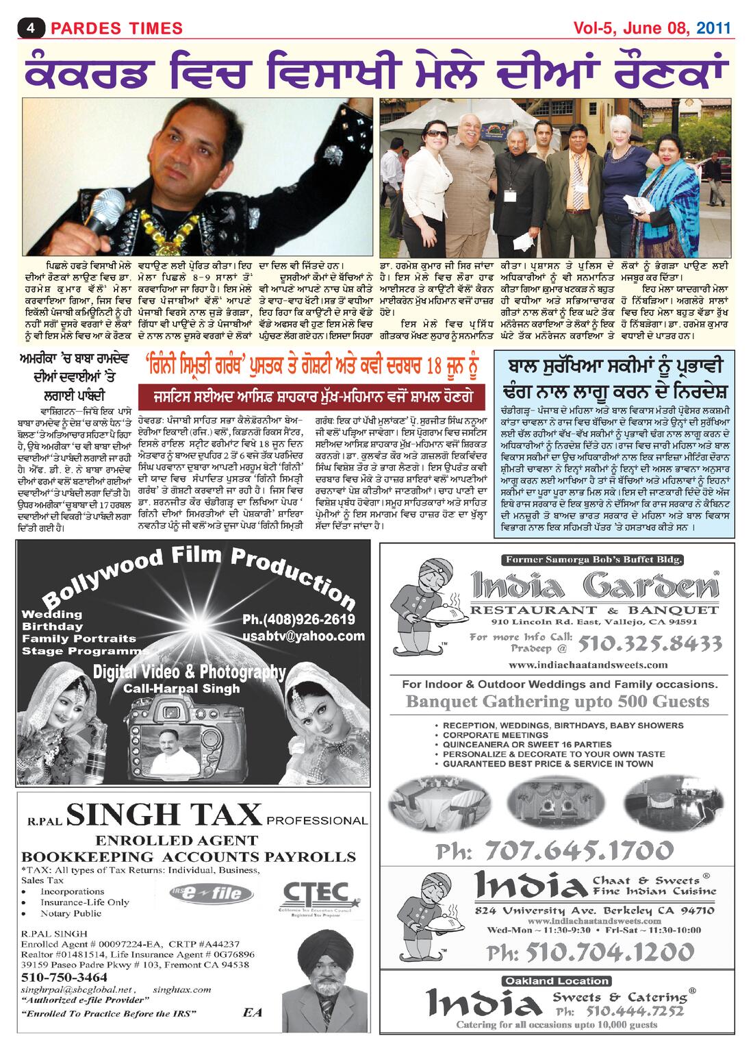 Page 4 of the June 8, 2011 newspaper