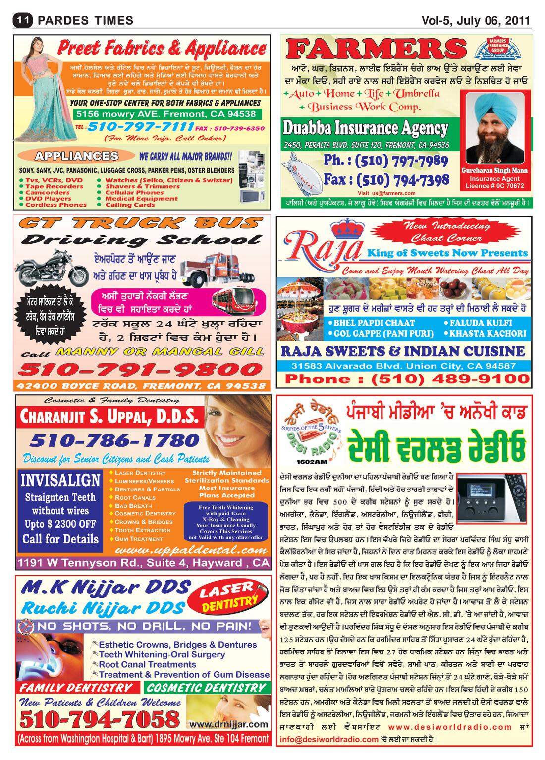 Page 11 of the July 6, 2011 newspaper