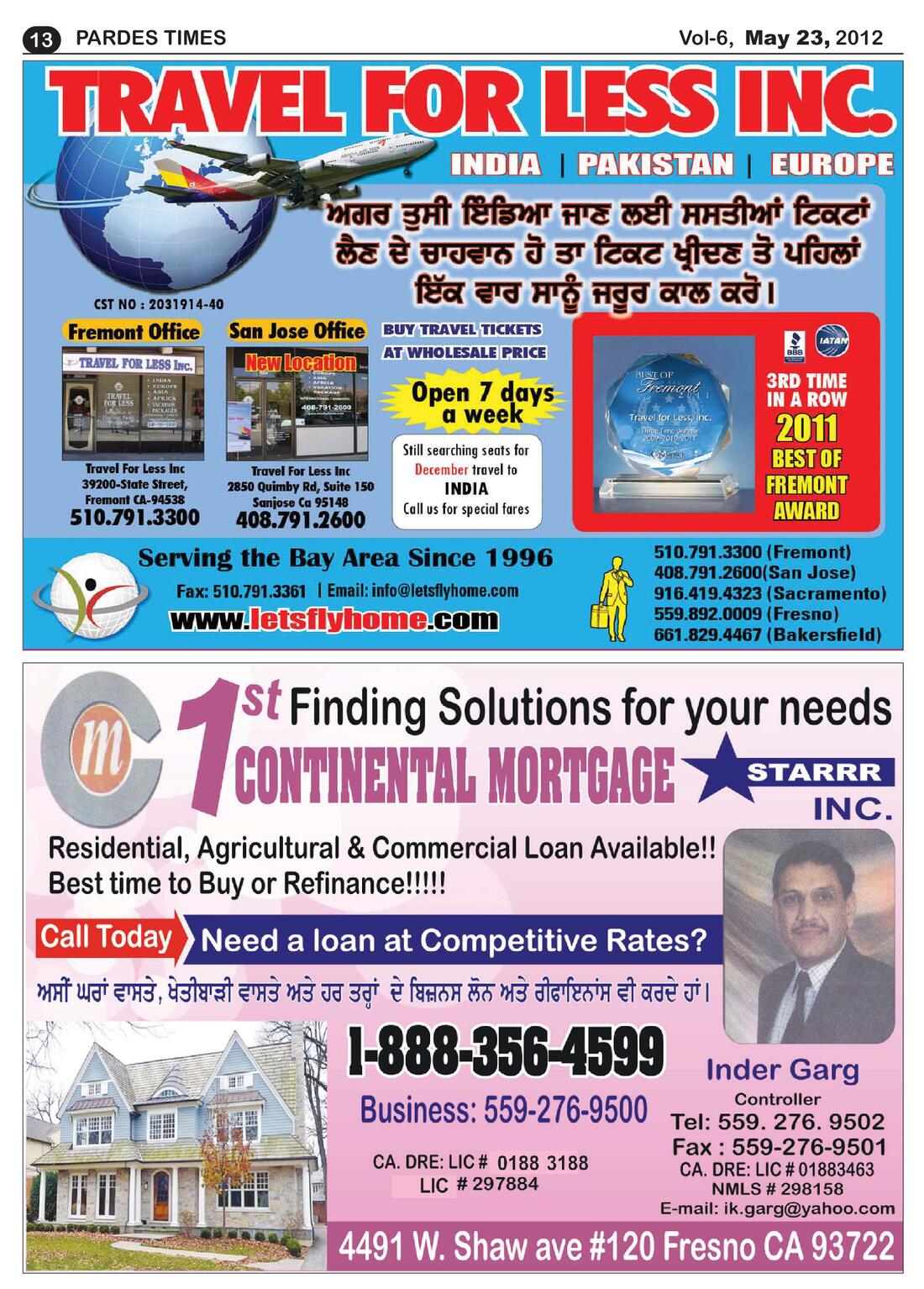 Page 13 of the May 23, 2012 newspaper
