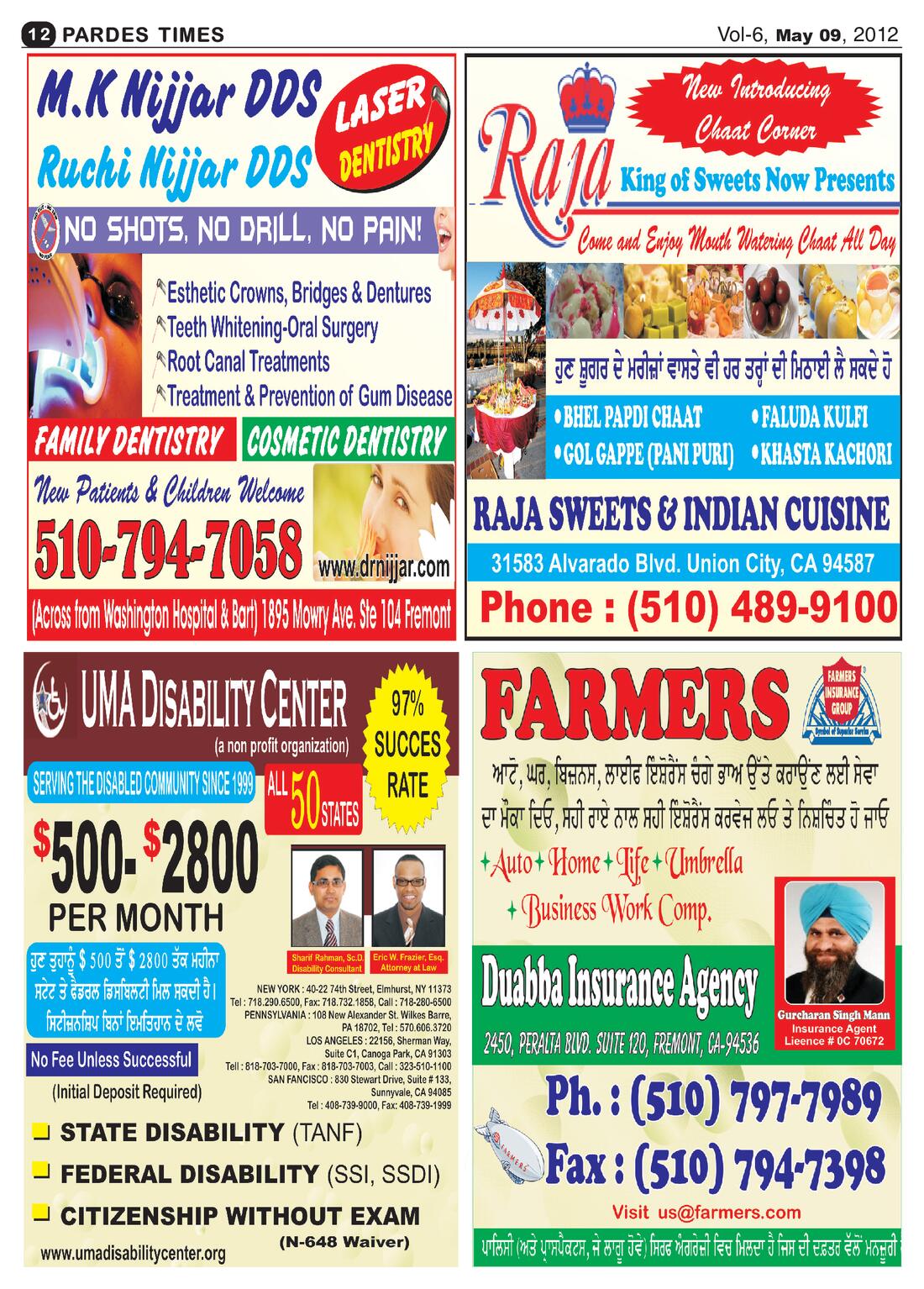 Page 12 of the May 9, 2012 newspaper