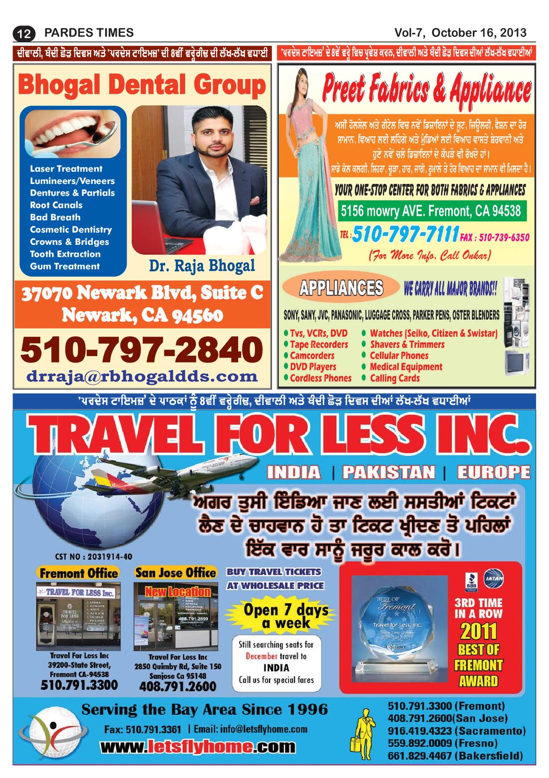 Page 12 of the October 16, 2013 newspaper