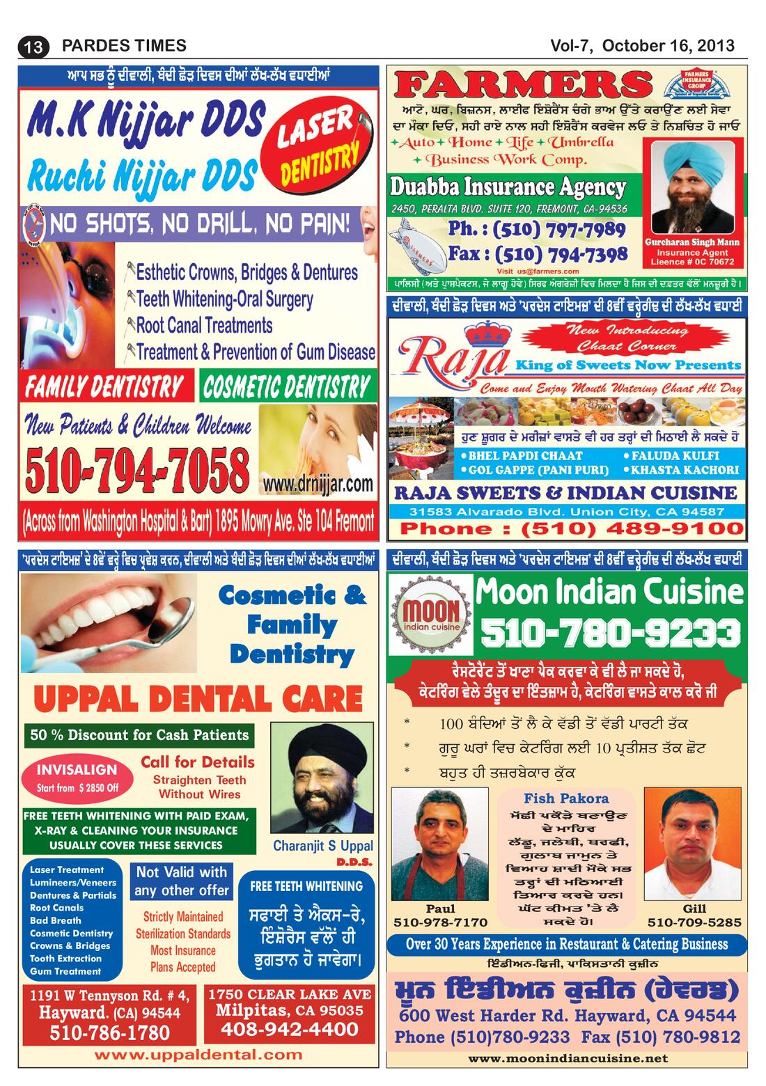 Page 13 of the October 16, 2013 newspaper