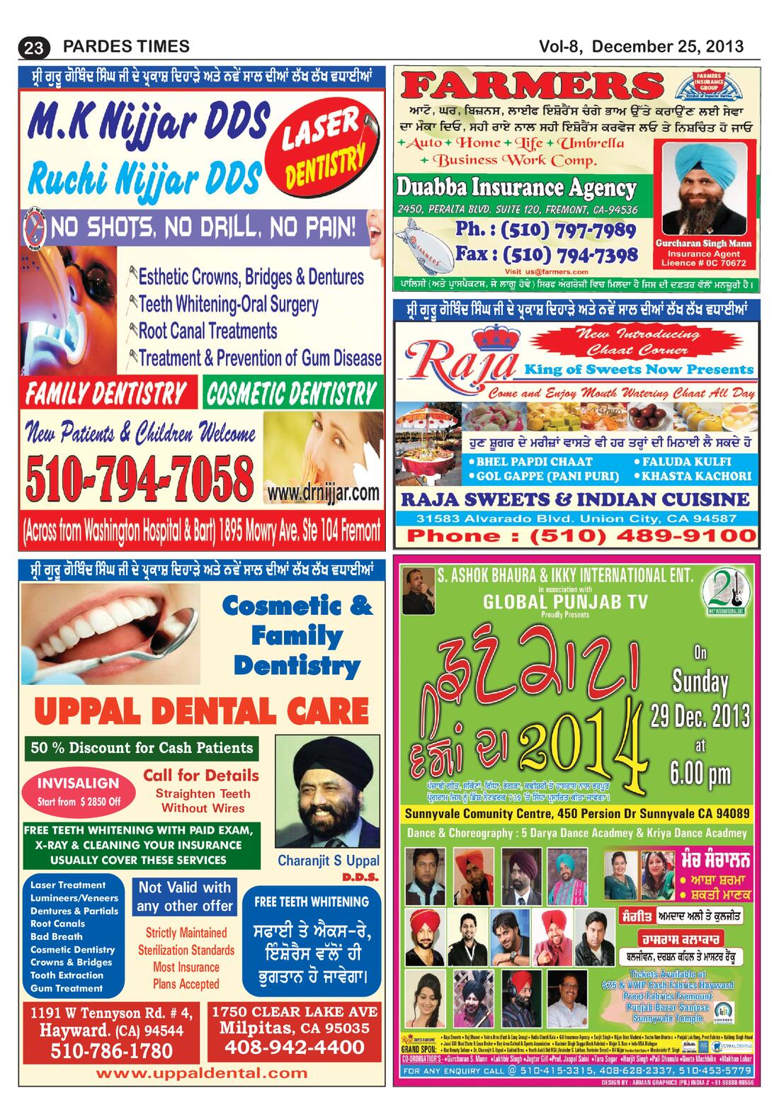 Page 22 of the December 25, 2013 newspaper