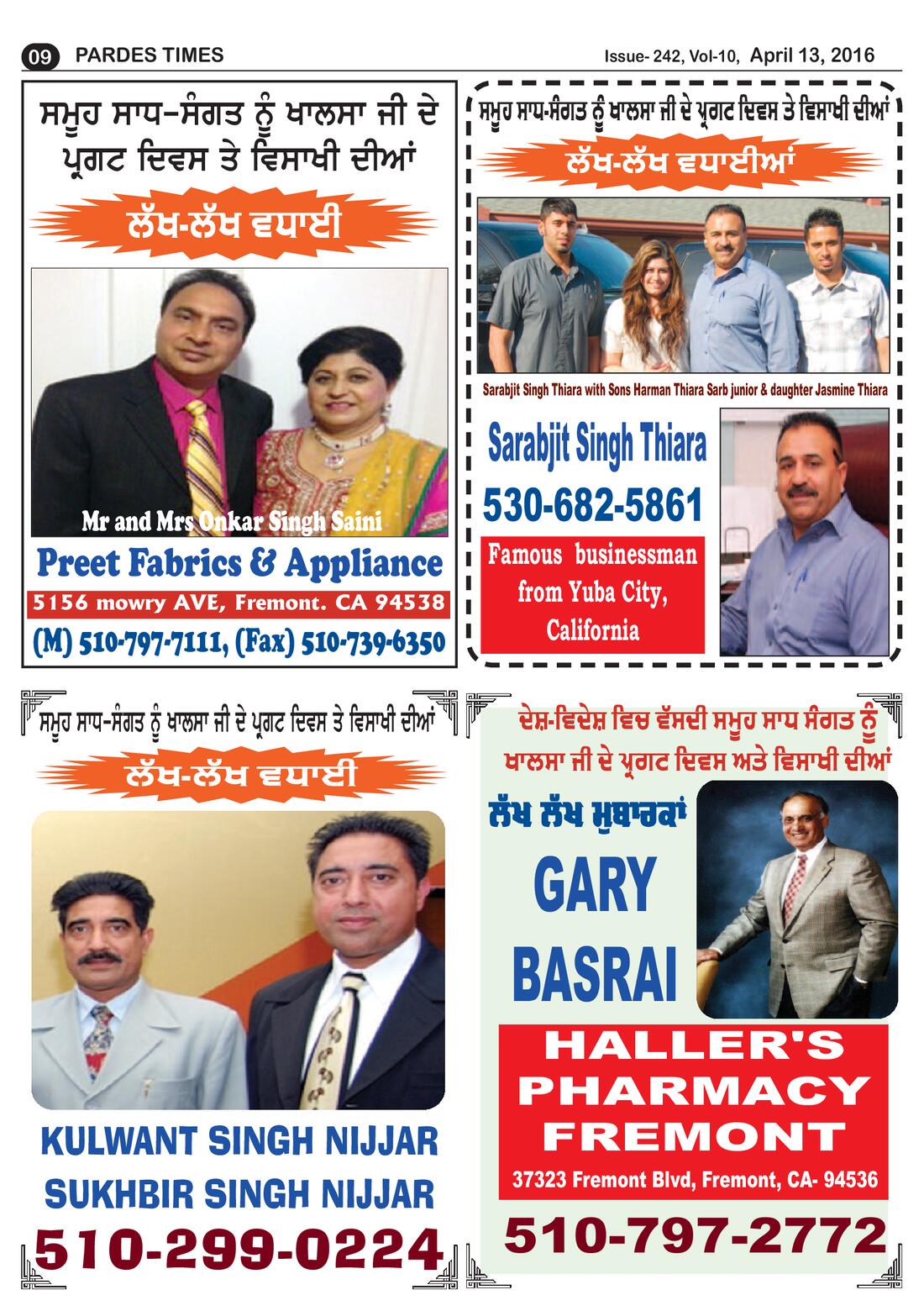 Page 9 of the April 13, 2016 newspaper