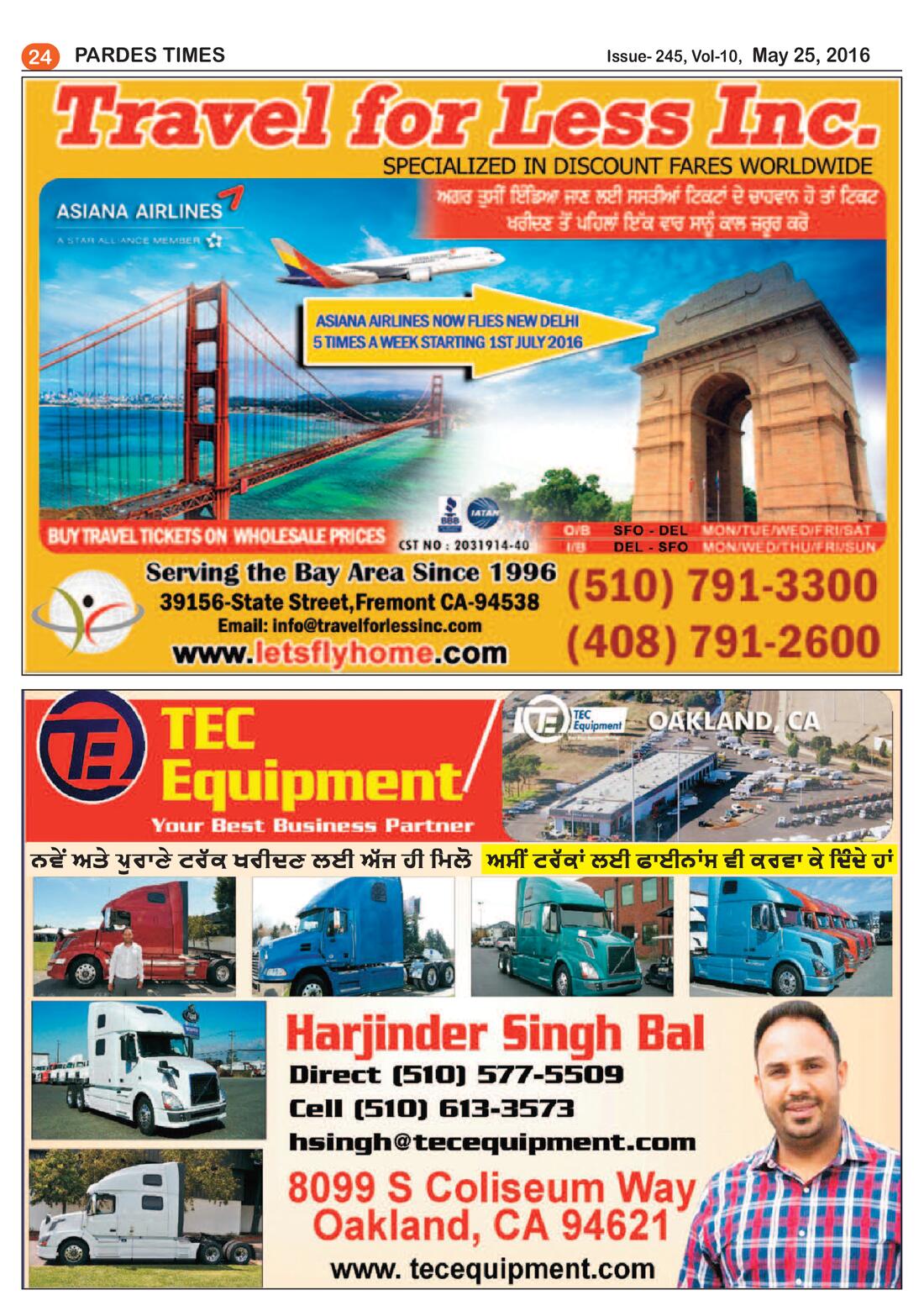 Page 24 of the May 25, 2016 newspaper