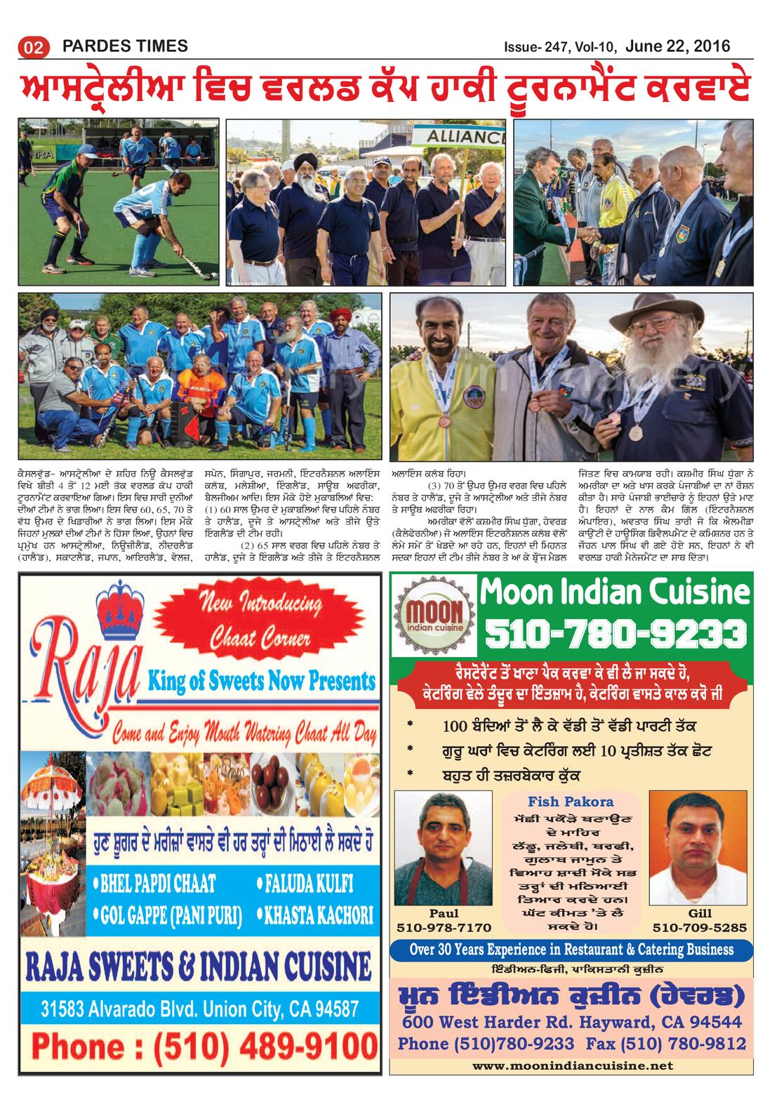 Page 2 of the June 22, 2016 newspaper