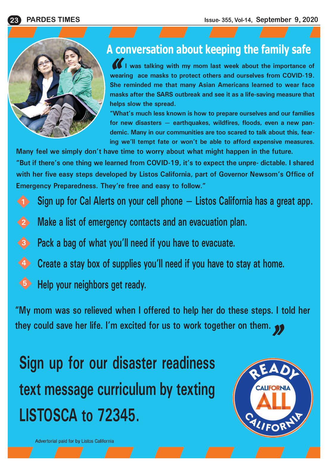 Page 23 of the September 9, 2020 newspaper