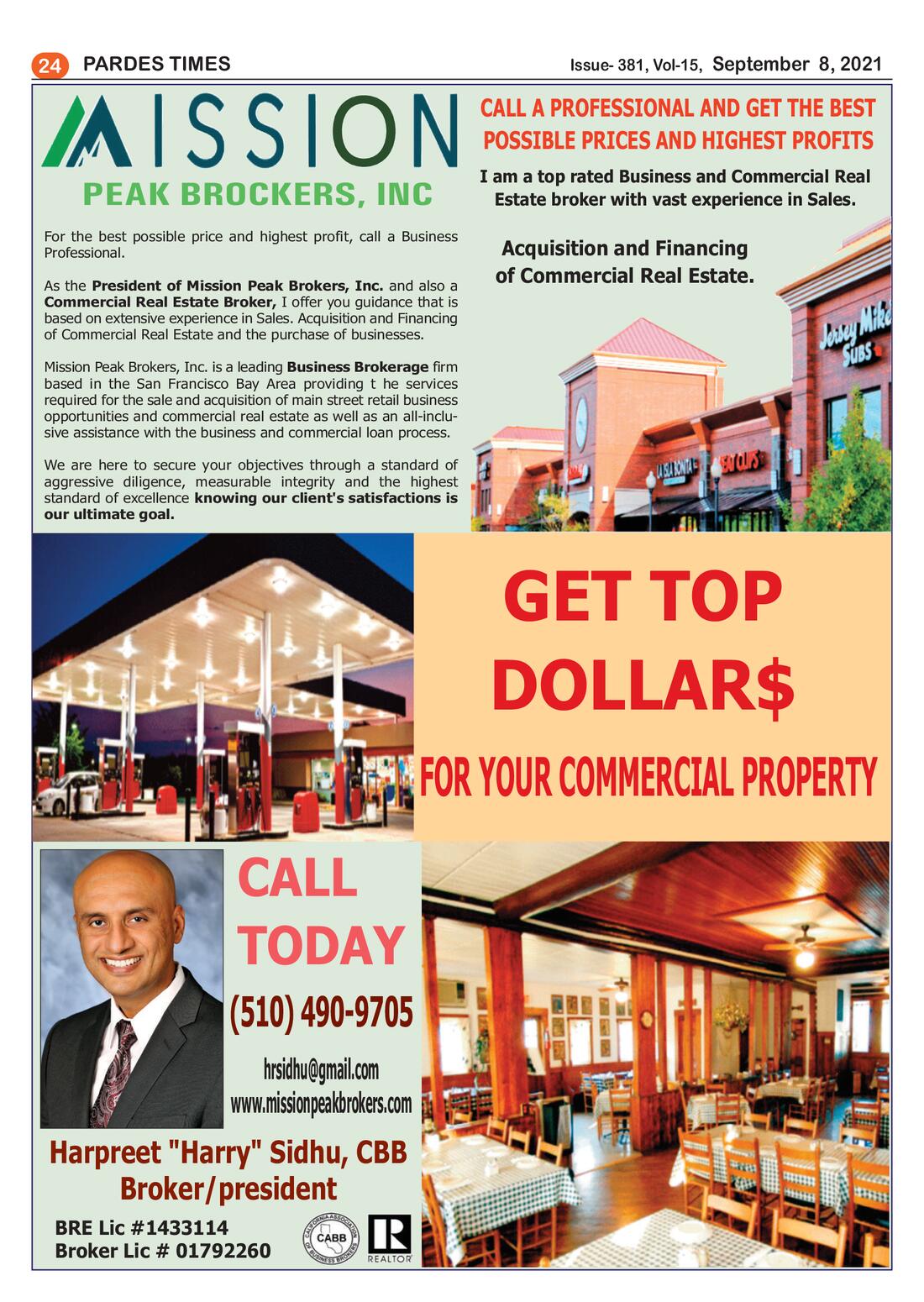 Page 24 of the September 8, 2021 newspaper