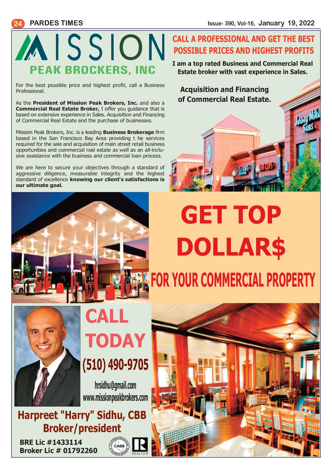 Page 24 of the January 19, 2022 newspaper